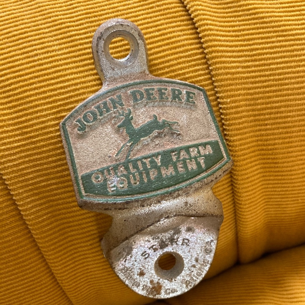 VINTAGE JOHN DEERE BOTTLE OPENER